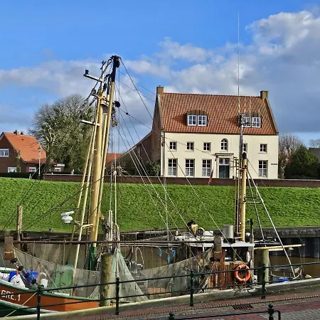 Pewsum In - Gemuetliche Fuer Bis Zu 2 Personen Direkt Am Hafen Mit Blick Auf Den Hafen - Haustiere Herzlich Willkommen