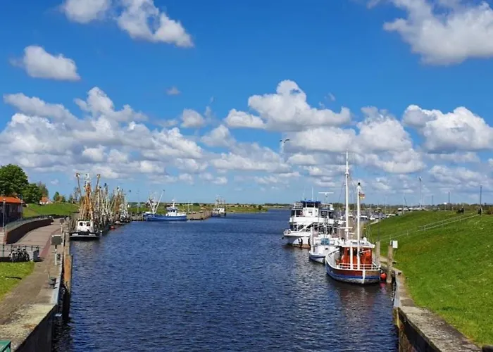 Pewsum In - Gemuetliche Fuer Bis Zu 2 Personen Direkt Am Hafen Mit Blick Auf Den Hafen - Haustiere Herzlich Willkommen *